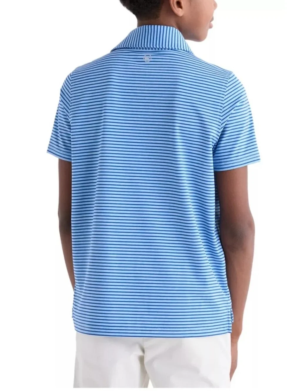 Vineyard Vines Boys XL(18) Bradley Stripe Sankaty Polo Shirt, Like New